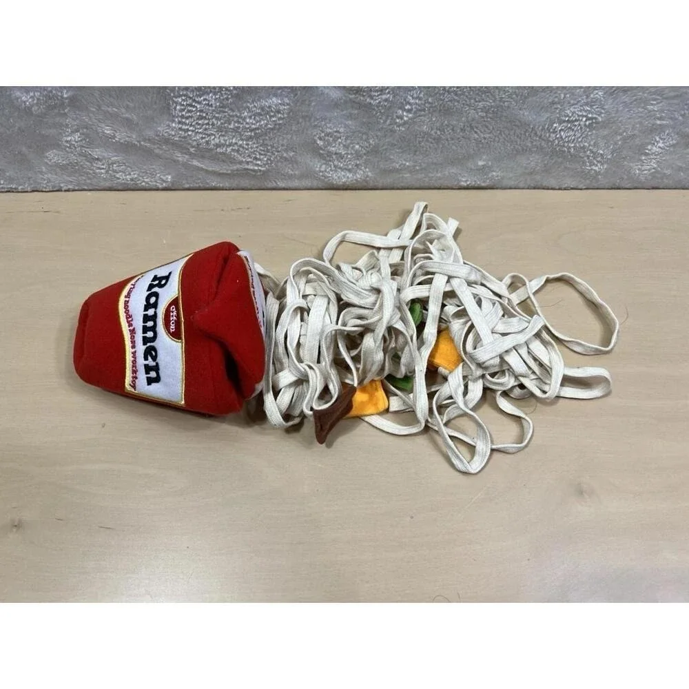 Chewffon Ramen Noodle Nose Work Dog Toy Enrichment Puzzle Plush Treat Hider